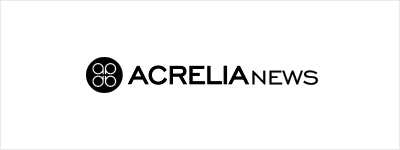 logotip Acrelia News sobre fons blanc