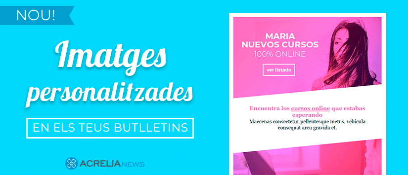 Com crear imatges personalitzades per a campanyes de mail