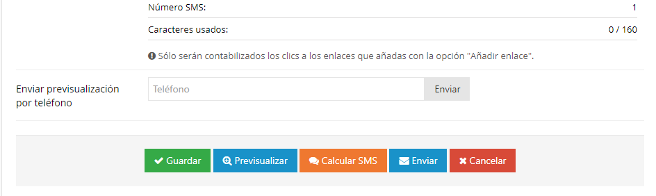 Crear campaña SMS