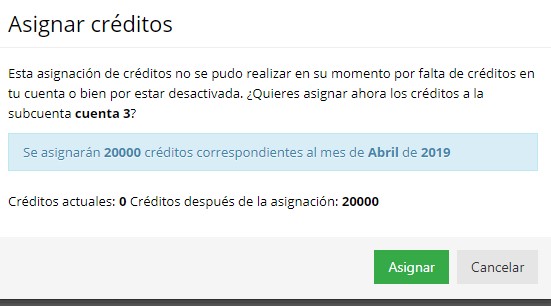 asignar-créditos