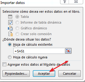 Importar datos