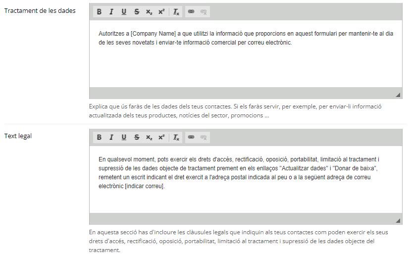 Crear formulari