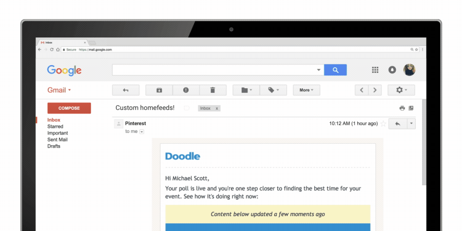 Imagen Gmail AMP Do