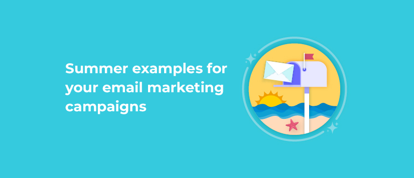 Imagen Summer examples for your email marketing campa
