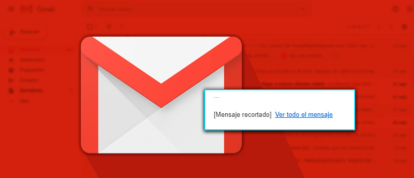 Imagen Gmail clipping: Com evitar que Gmail retalli els meus e-m
