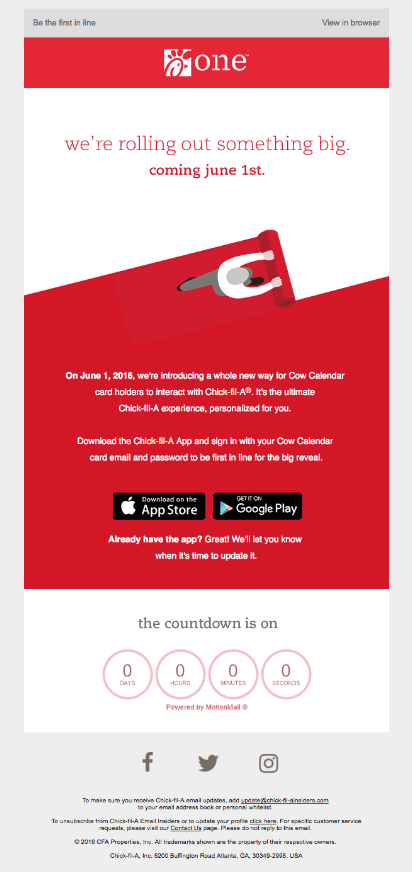 10 examples of product emails