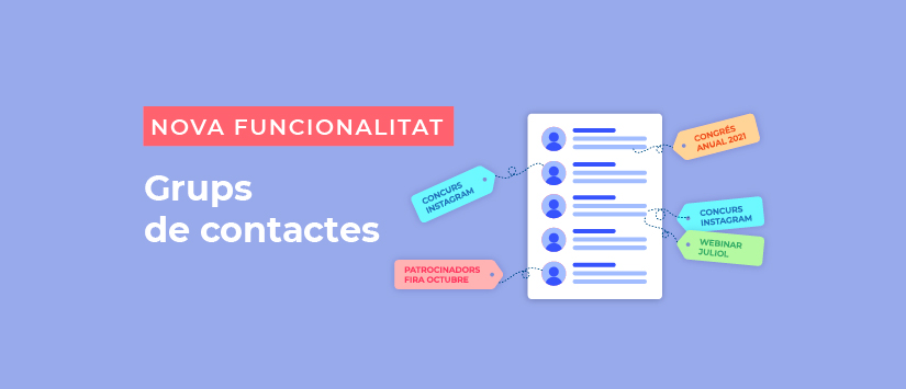 Com utilitzar els grups de contactes