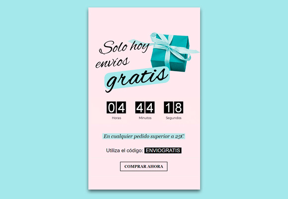 Imagen Plantilla de newsletter para campañas de email de última 