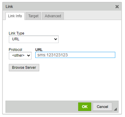 Imagen SMS URL Prot
