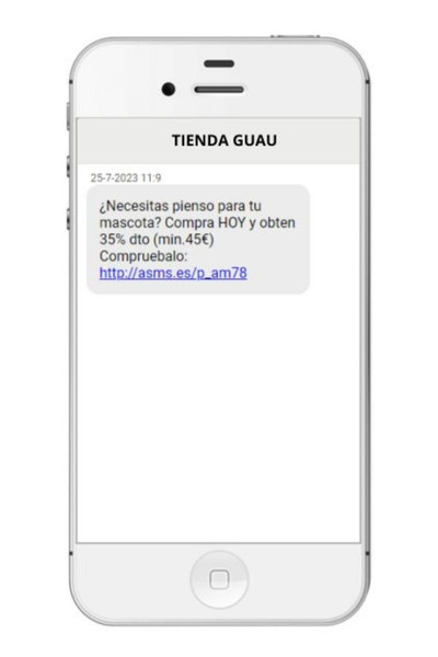 Imagen sms data de caduc