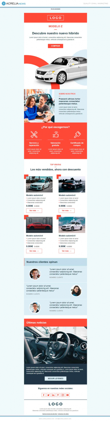 Imagen Email màrqueting en el sector de l'automo