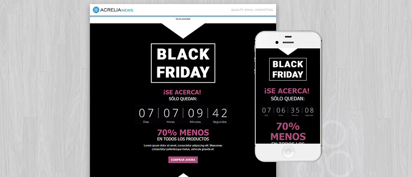 Plantilla Black Friday Countdown