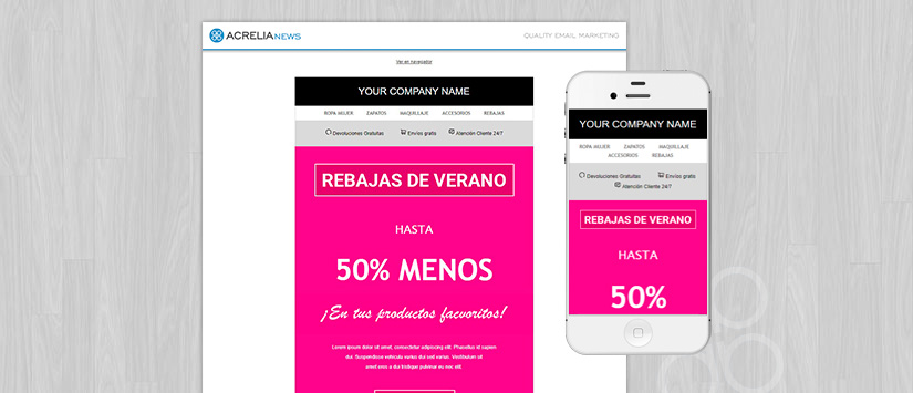 Plantilla Rebajas de Verano