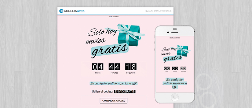 Plantilla Enviaments gratuïts