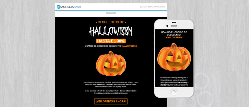Plantilla de Halloween