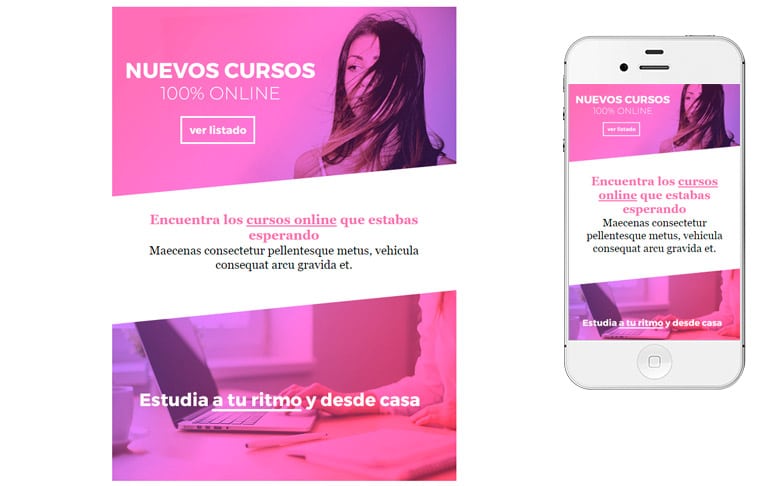 Plantilla de mailing - Bright Gradient